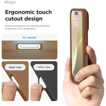 Elago Magnetic Liquid Silicone For iPhone 16 Pro Max Case Cover Compatible With Magsafe Shockproof, Brown