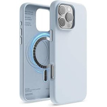 Elago Magnetic Liquid Silicone For iPhone 16 Pro Max Case Cover Compatible With Magsafe Shockproof, Light Blue