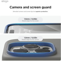 Elago Magnetic Liquid Silicone For iPhone 16 Pro Max Case Cover Compatible With Magsafe Shockproof, Medium Gray