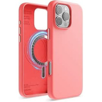 Elago Magnetic Liquid Silicone For iPhone 16 Pro Max Case Cover Compatible With Magsafe Shockproof, Pink