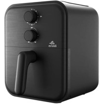 Evvoli Air Fryer 3.8 Liters With Timer Temperature Adjustable Control And 8 Preset Programs, 1600W, EVKA-AF3801B, Black