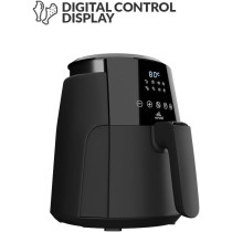 Evvoli Digital Air Fryer 4 Liters No Pre-Heat Needed, No-Oil Frying, Fast Crispy And Healthy Digital Temperature Control, EVKA-AF4008D