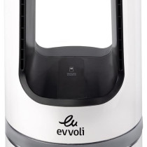 Evvoli Bladeless Pure Cool Fan And Air Purifier With True Hepa Filter And Remote Controlled, Large Size, 12 Speed, Removes Allergens, Pollutants, Dust, Mold, Vocs, Night Light, Low Noise, EVPF-50W