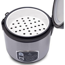 Evvoli Multi-Functional, Non Stick Rice And Grain Cooker, 650W, 1.8 L, EVKA-RC5005B, Silver