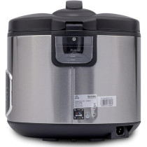 Evvoli Multi-Functional, Non Stick Rice And Grain Cooker, 650W, 1.8 L, EVKA-RC5005B, Silver