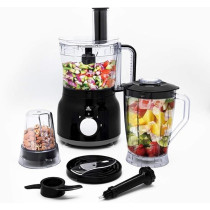 Evvoli 600W Food Processor 2.0L With Blender And Grinder Different Functions, Black, EVKA-FP20B