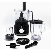 Evvoli 600W Food Processor 2.0L With Blender And Grinder Different Functions, Black, EVKA-FP20B