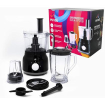 Evvoli 600W Food Processor 2.0L With Blender And Grinder Different Functions, Black, EVKA-FP20B
