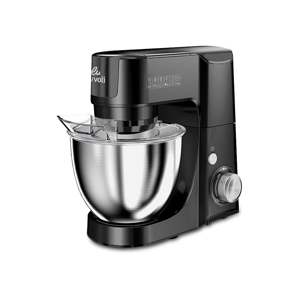 Evvoli Kitchen Machine With Extensive Accessories, 4.5L, 1100W, Black, EVKA-KM45B with 2 Years Warranty