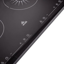 Evvoli Induction Cooktop 2 Burners With 9 Stage Power Settings,Soft Touch Control And Safty Switch, 3500W, EVKA-IH201B, Black
