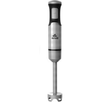 Evvoli 6-In-1 Stainless Steel Stem Hand Blender With Food Processor 2L, Whisk, Potato Masher, Beaker 600 Ml And Chopper 1000 Ml, EVKA-HBL6B, Black