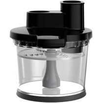 Evvoli 6-In-1 Stainless Steel Stem Hand Blender With Food Processor 2L, Whisk, Potato Masher, Beaker 600 Ml And Chopper 1000 Ml, EVKA-HBL6B, Black