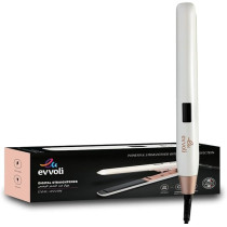 Evvoli Digital Straightener, Tourmaline On Ceramic Coating, Ptc Heater, Ionic Feature, EVHC-HS54W