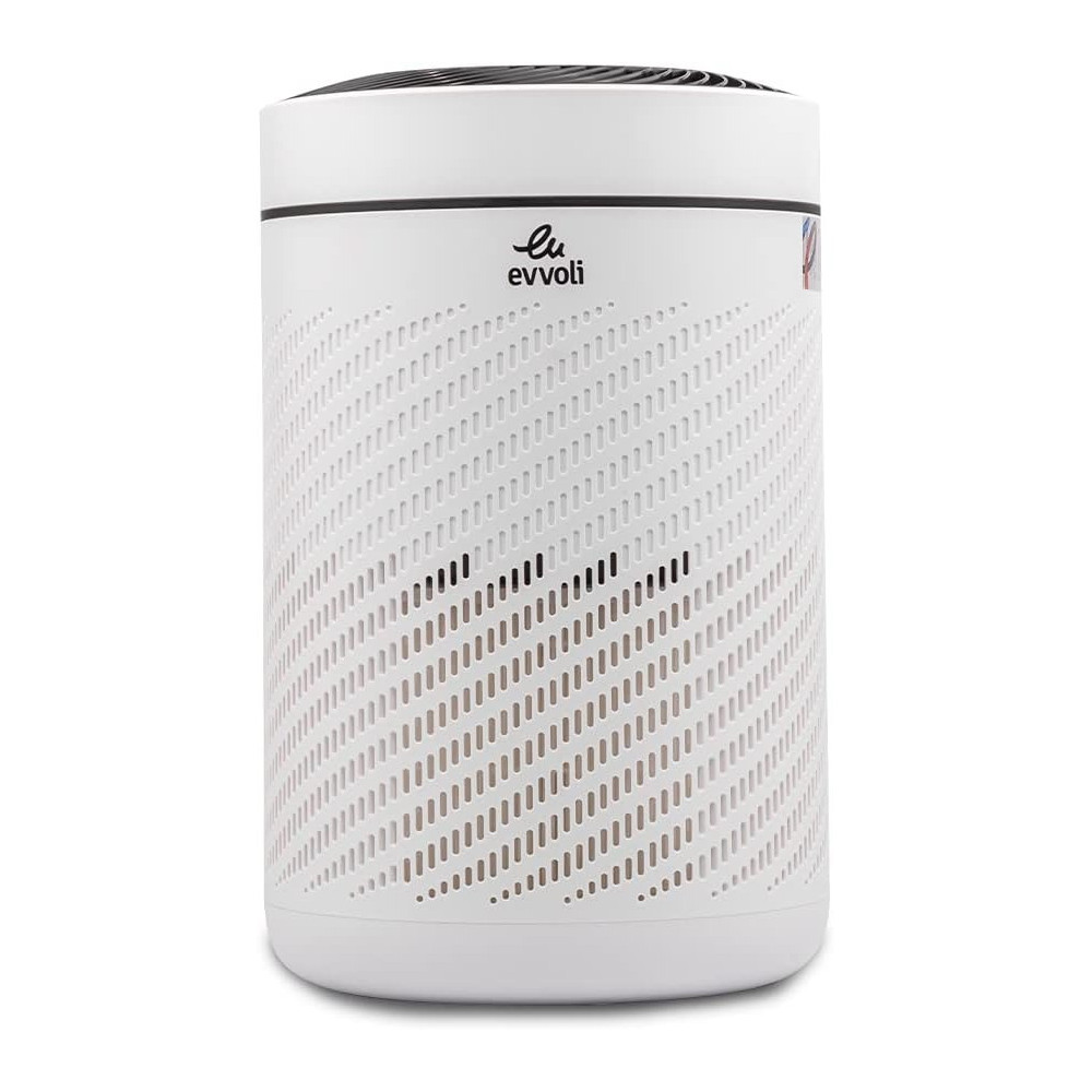 Evvoli Air Purifier With True Hepa Filter For Home Dust Smoke Pet Hair, With Timer, Sleep Mode, EVAP-27W