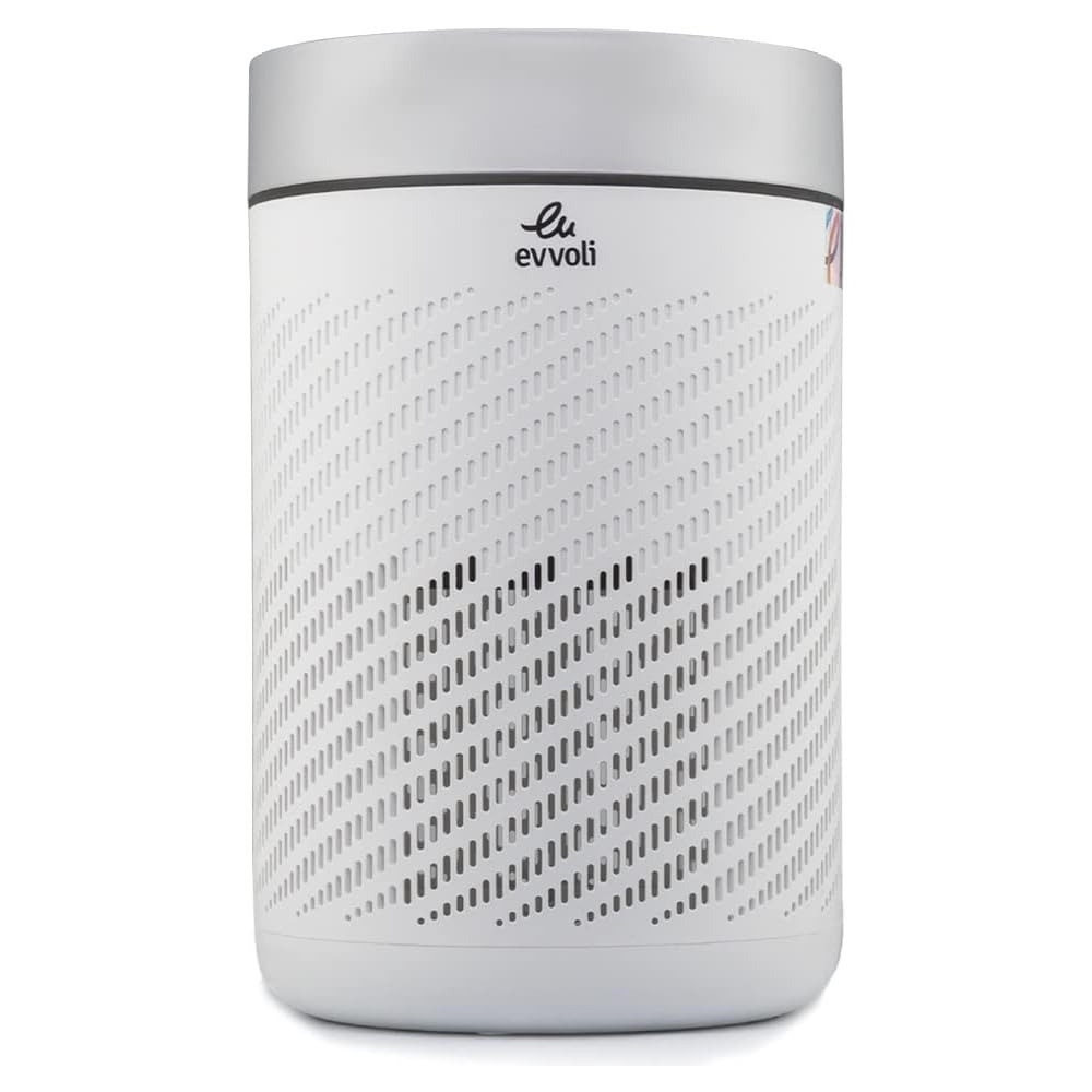 Evvoli Air Purifier, With True Hepa Filter And Uv Technology, Low Noise, Sleep Mode, Filter Replacement, For Home Bedroom And Office, EVAP-27UW