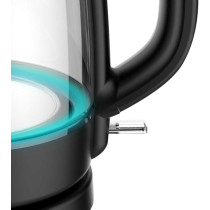 Evvoli Glass Body Kettle, 1.7 Liter, EVKA-KE17MB