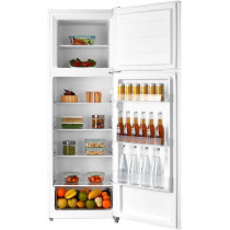 Evvoli 300 Liters Double Door Refrigerator, White, EVRFM-300W