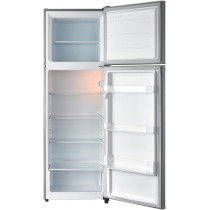 Evvoli 300 Liters Double Door Refrigerator, Silver, EVRFM-300S