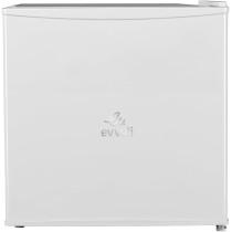 Evvoli Mini Fridge, 50 Liters, Seperated Chiller Compartment, Adjustable Leg, Reversible Door, Defrost Type, White, EVRFM-50W