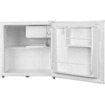 Evvoli Mini Fridge, 50 Liters, Seperated Chiller Compartment, Adjustable Leg, Reversible Door, Defrost Type, White, EVRFM-50W
