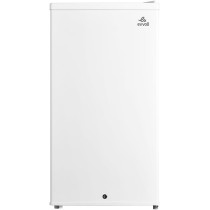 Evvoli Mini Fridge, 90 Liters, Mechanical Control, Recessed Handle, Adjustable Legs, Defrost Type, White, EVRFM-90LW