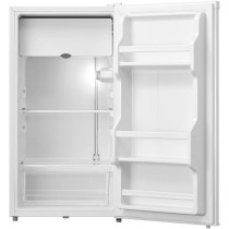 Evvoli Mini Fridge, 90 Liters, Mechanical Control, Recessed Handle, Adjustable Legs, Defrost Type, White, EVRFM-90LW