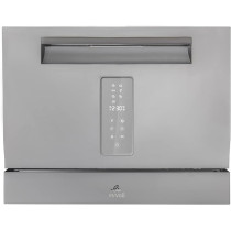 Evvoli Table Top Dishwasher, 6 Place Settings, Residual Heating Dry, Child Lock, Touch Control, EVDW-6MS