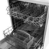Evvoli Dishwasher 12 Place Setting, 6 Programs, 2 Rack Levels, 11 L,High Energy Efficiency, Quiet, Silver, EVDW-122S