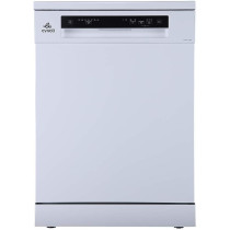 Evvoli Free Standing Dishwasher 7 Programs 14 Place Setting, 3 Rack Levels, High Energy Efficiency, Quiet, White Colour, EVDW-143MW