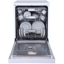 Evvoli Free Standing Dishwasher 7 Programs 14 Place Setting, 3 Rack Levels, High Energy Efficiency, Quiet, White Colour, EVDW-143MW