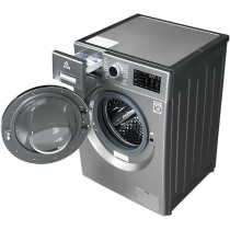 Evvoli 9Kg Front Load Fully Automatic Inverter Washing Machine, 1400 Rpm, 58 L, Silver, EVWM-FDDM-914S