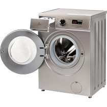 Evvoli 7 Kg 1400 Rpm Front Load Washing Machine, Silver, EVWM-FUNM-714S