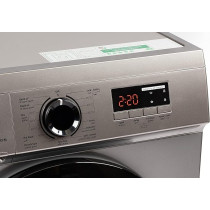 Evvoli 7 Kg 1400 Rpm Front Load Washing Machine, Silver, EVWM-FUNM-714S
