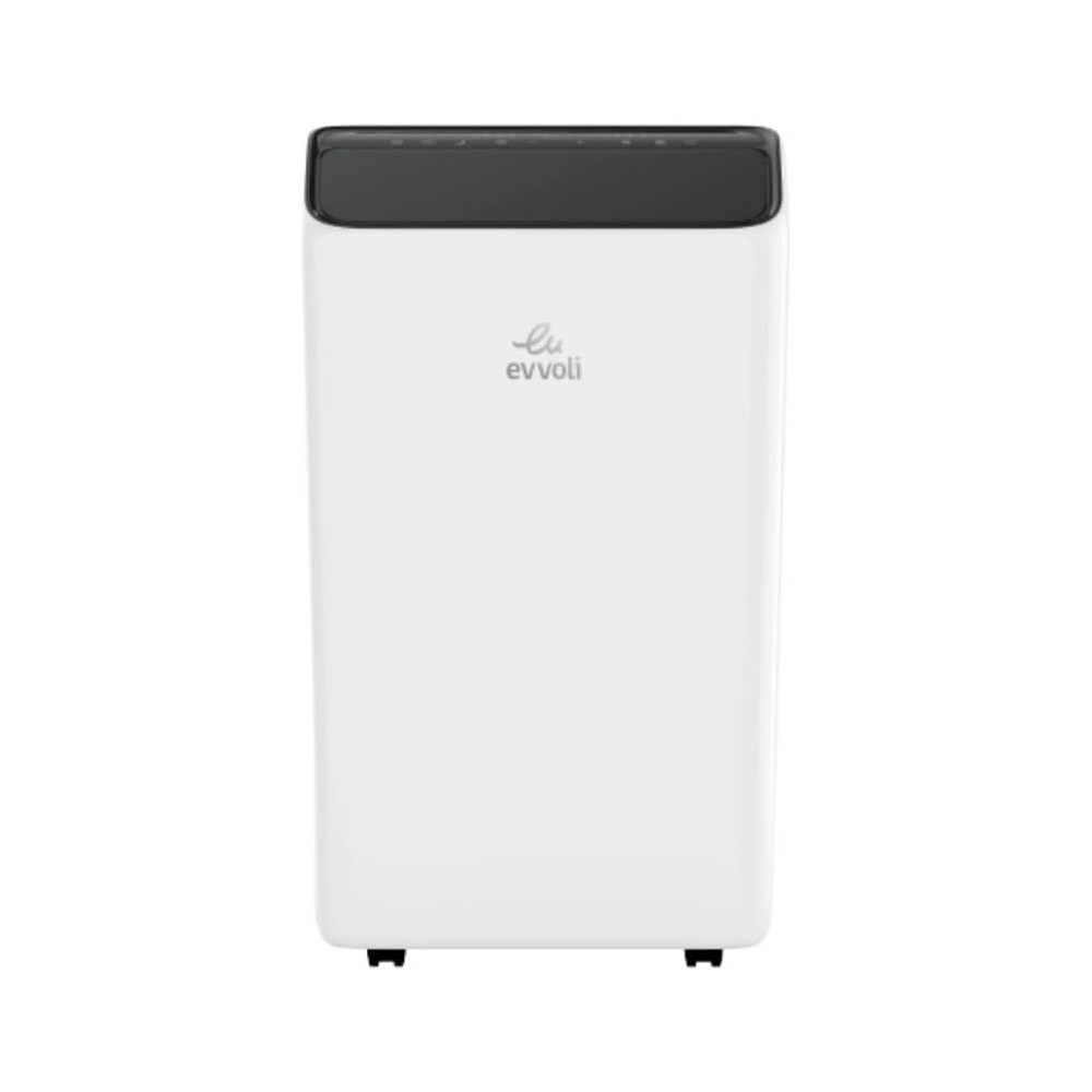 Evvoli Portable Powerful Cooling 1 Ton Air Conditioner With 24 Hours Timer, White, EVPR 12K PO