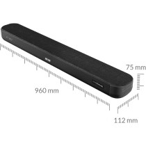 Evvoli 2.2Ch Soundbar With Bluetooth And LED Display, 200W, Black, EVAUD-SB200B