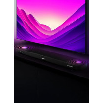 Evvoli 2.2Ch Soundbar With Bluetooth And LED Display, 200W, Black, EVAUD-SB200B