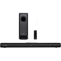Evvoli 2.1Ch Soundbar With Wireless Subwofer, Bluetooth And LED Display, 240W, Black, EVAUD-SB241B