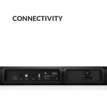 Evvoli 2.0Ch Single Soundbar With Bluetooth And LED Display, 120W, Black, EVAUD-SB120B