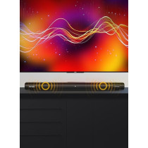 Evvoli 2.0Ch Single Soundbar With Bluetooth And LED Display, 120W, Black, EVAUD-SB120B