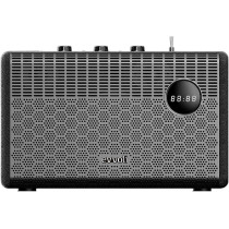 Evvoli Portable Wireless Retro Bluetooth Speaker With 50W Heavy Bass Speaker For Home, Outdoor, Office And Party, Black, EVAUD-RB51A