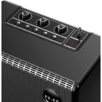 Evvoli Portable Wireless Retro Bluetooth Speaker With 50W Heavy Bass Speaker For Home, Outdoor, Office And Party, Black, EVAUD-RB51A