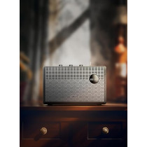 Evvoli Portable Wireless Retro Bluetooth Speaker With 50W Heavy Bass Speaker For Home, Outdoor, Office And Party, Black, EVAUD-RB51A