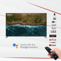 Star-X 75 Inch 4K UHD Smart LED TV Official Android With Google Assistant, Dolby Audio, Built In Receiver, Black, 75UH680V