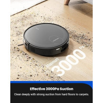 Proscenic X1 Robot Vacuum Cleaner with Mop, 3000pa, Integrated LiDAR Navigation Robot with the 2.5L Self-Emptying Technology, APP And Alexa Control for Cleaning Pet Hair/Dust/Hard Floor/Low Pile Carpet, Black, 1 Year Warranty