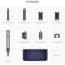 Dyson Airwrap Multi-Styler Complete Long, Nickel/Copper, Blue/Rose, 1 Year Warranty