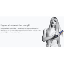 Dyson Airstrait Straightener HT01 Wet to Dry Hair Straightening 1600 W, Blue, 1 Year Warranty