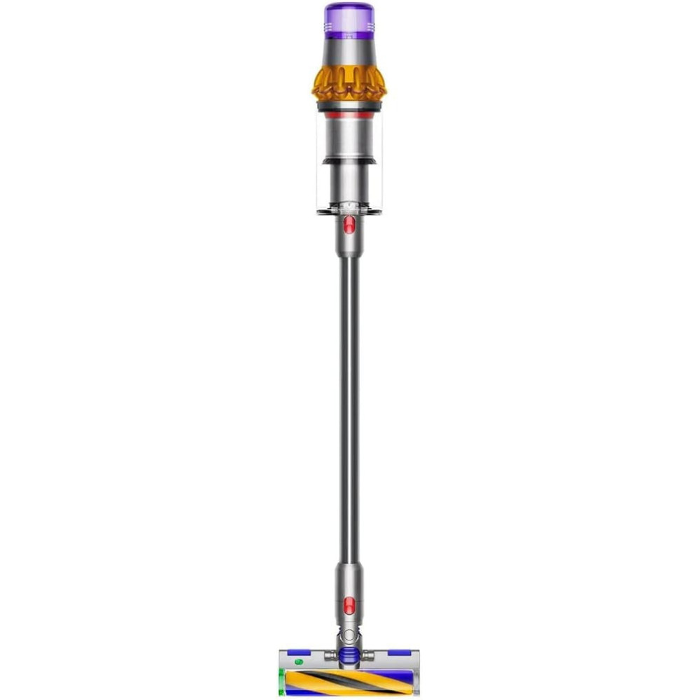 Dyson V15 Detect Absolute Cordless Vacuum Cleaner, Silver, V15DETECT International Version, 1 Year Warranty