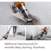 Dyson V15 Detect Absolute Cordless Vacuum Cleaner, Silver, V15DETECT International Version, 1 Year Warranty