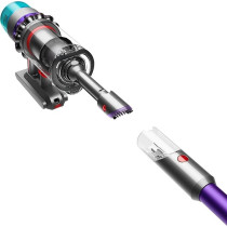Dyson Gen5 Detect Absolute Cordless Vacuum Cleaner, Most Powerful HEPA Cordless Vacuum Power Button Operated for Continuous Cleaning, 447038-01, Purple, 1 Year Warranty