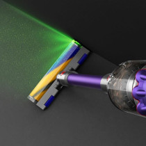 Dyson Gen5 Detect Absolute Cordless Vacuum Cleaner, Most Powerful HEPA Cordless Vacuum Power Button Operated for Continuous Cleaning, 447038-01, Purple, 1 Year Warranty